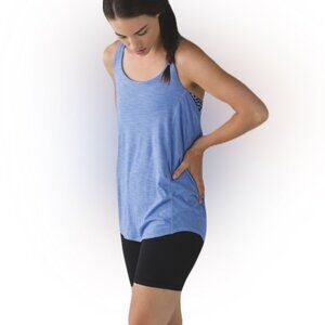 Lululemon Free To Be Wild Tank Top Size 4 Periwinkle